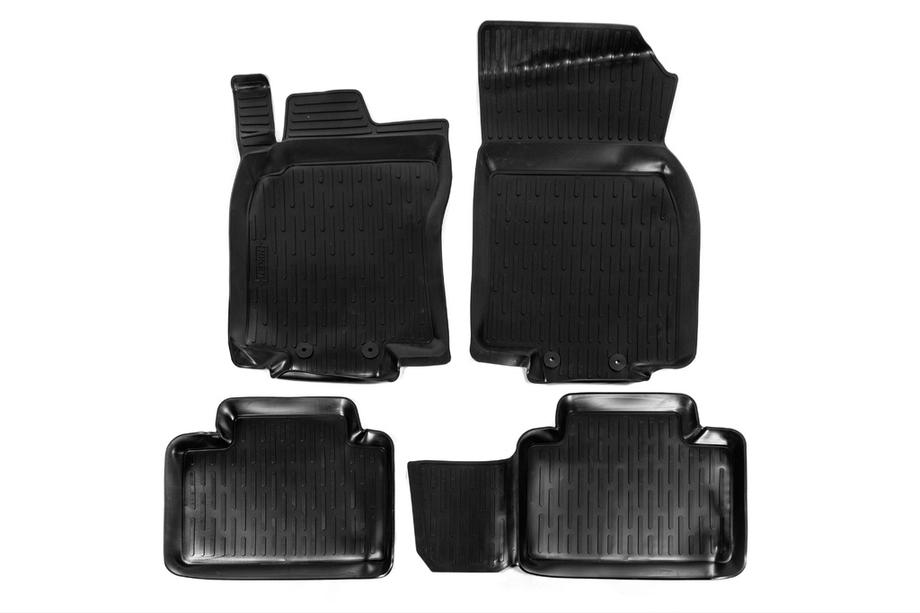 Nissan X-trail T32/Rogue 2014-2021 Alfombrillas de goma (4 uds, Niken 3D) Image