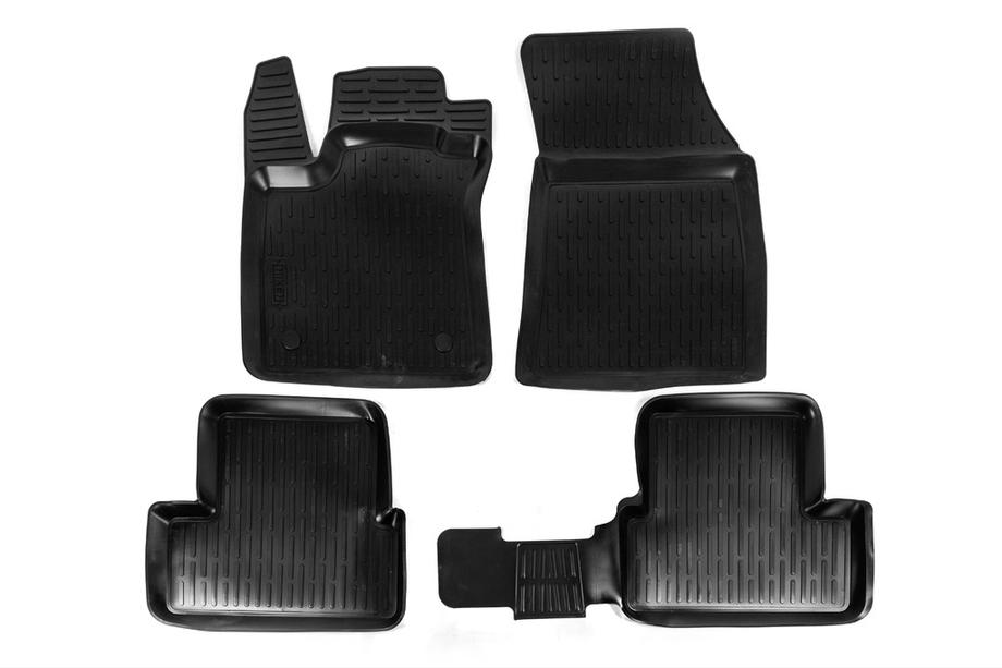 Renault Megane IV 2016-2025 Alfombrillas de goma (4 uds, Niken 3D) Image