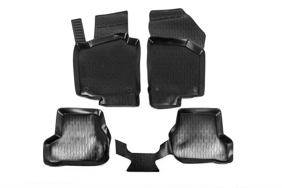 Volkswagen Golf 5 2003-2009 Alfombrillas de goma (4 uds, Niken 3D) Image