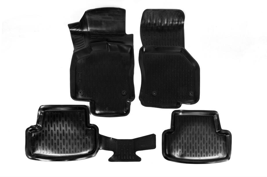 Volkswagen Golf 7/E-Golf 2012-2020 Alfombrillas de goma (4 uds, Niken 3D) Image