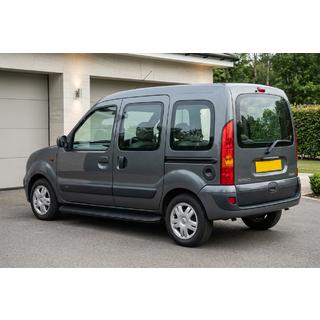 Estribos Laterales Tayga Black (2 uds., Aluminio) Renault Kangoo 1998-2008 foto 1