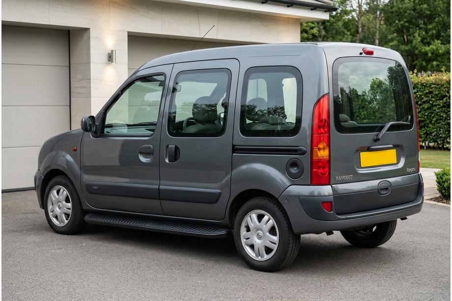Renault Kangoo 1998-2008 Estribos Laterales Tayga Black (2 uds., Aluminio) Image