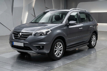 Renault Koleos 2008-2016 Estribos Laterales Tayga Black (2 uds., Aluminio) foto 1