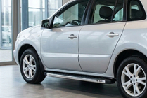 Renault Koleos 2008-2016 Estribos Laterales BlackLine (2 uds., Aluminio) foto 1