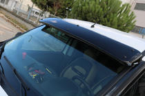 Fiat Doblo II 2010-2022 Visera para parabrisas (negro brillo, 5mm) foto 8