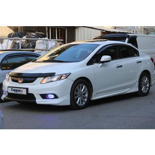 Deflector de capó (EuroCap) Honda Civic Sedan IX 2011-2016 foto 3