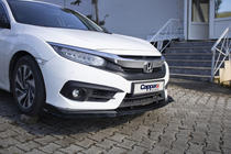 Honda Civic Sedan X 2016-2021 Lip delantero V1 (negro) foto 7