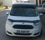 Ford Courier 2014-2023 Visera parabrisas (negro brillo, 5mm) foto 3