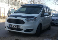 Ford Courier 2014-2023 Visera parabrisas (negro brillo, 5mm) foto 4