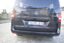 Mercedes Vito/V-class W447 2014- Protector de parachoques trasero EuroCap (ABS) foto 6