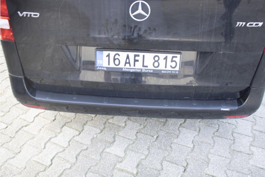 Mercedes Vito/V-class W447 2014- Protector de parachoques trasero EuroCap (ABS) Foto 4