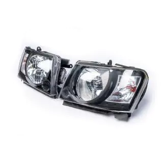 Faros Delanteros Safari Black (2004-2008, 2uds) Nissan Patrol Y61 1997-2011 foto 3