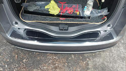 Renault Scenic/Grand 2016–2025 Protector de Parachoques Trasero Carmos (Grand, Acero Inoxidable) foto 1