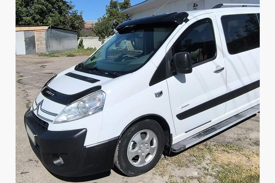 Fiat Scudo 2007-2015 Visera parabrisas (negro brillo, 5mm) Foto 7