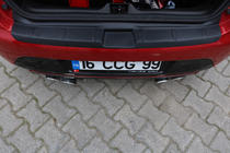 Renault Clio IV 2012-2019 Protector de parachoques trasero EuroCap (ABS) foto 5