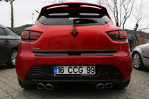 Renault Clio IV 2012-2019 Protector de parachoques trasero EuroCap (ABS) foto 6