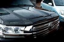 Toyota Land Cruiser 200 2007-2021 Deflector de capó 2015+ (EuroCap) foto 3
