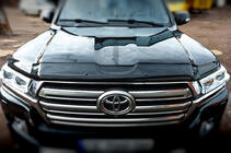 Toyota Land Cruiser 200 2007-2021 Deflector de capó 2015+ (EuroCap) foto 4