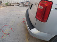 Volkswagen Caddy 2015-2020 Protector de parachoques trasero EuroCap (ABS) foto 5