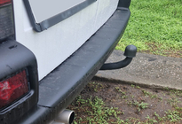 Volkswagen T4 Caravelle/Multivan 1990–2003 Protector de parachoques trasero EuroCap (ABS) foto 3