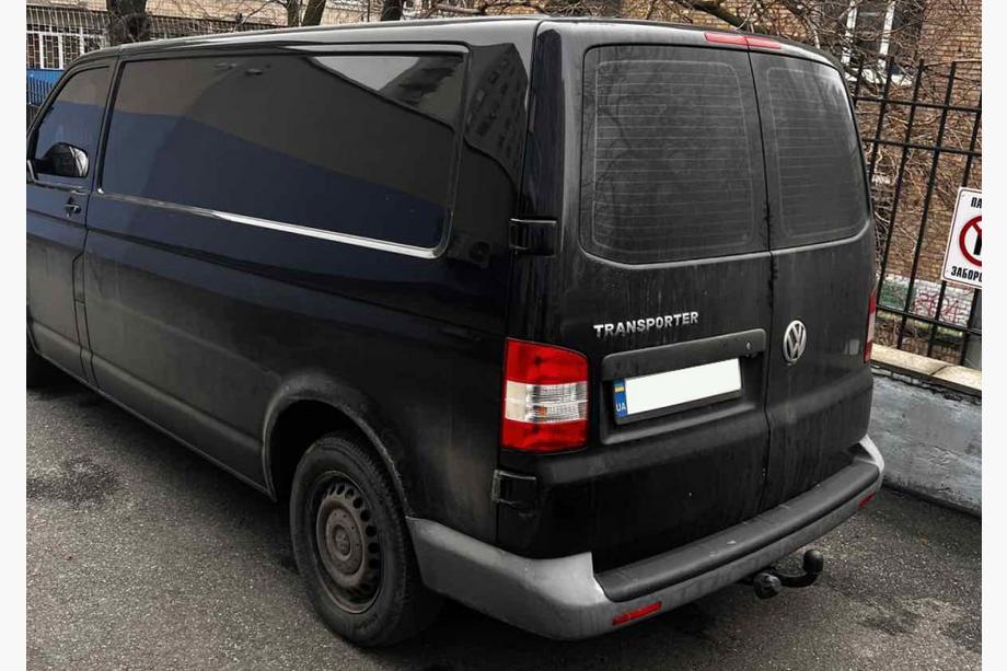 Volkswagen T5 Multivan 2003–2010 Protector de parachoques trasero EuroCap (ABS) Image