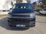 Volkswagen T6 2015-2024 Labio delantero efecto carbono 2015-2018 (ABS) foto 3
