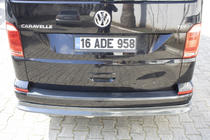 Volkswagen T6 2015-2024 Alerón trasero tipo lip acabado carbono (ABS) foto 9