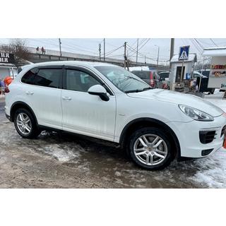 Deflectores de ventana con tira cromada (4 uds, HIC) Porsche Cayenne 2010-2017 foto 3