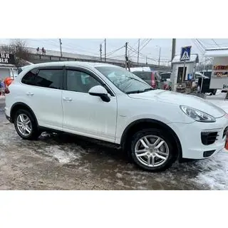 Deflectores de ventana con tira cromada (4 uds, HIC) Porsche Cayenne 2010-2017 foto 3