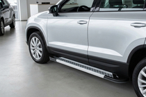 Seat Ateca 2016- Estribos Laterales New Vision Grey (2 uds., Aluminio) foto 1