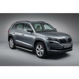Estribos Laterales BlackLine (2 uds., Aluminio) Skoda Kodiaq 2016-2023 foto 1