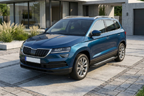 Skoda Karoq 2018- Estribos Laterales New Vision Black (2 uds., Aluminio) foto 1