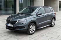Skoda Karoq 2018- Estribos Laterales New Vision Grey (2 uds., Aluminio) foto 1