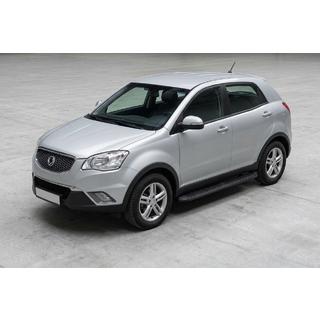Estribos Laterales Tayga Black (2 uds., Aluminio) SsangYong Korando 2010-2019 foto 1