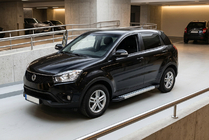SsangYong Korando 2010-2019 Estribos Laterales New Vision Grey (2 uds., Aluminio) foto 1