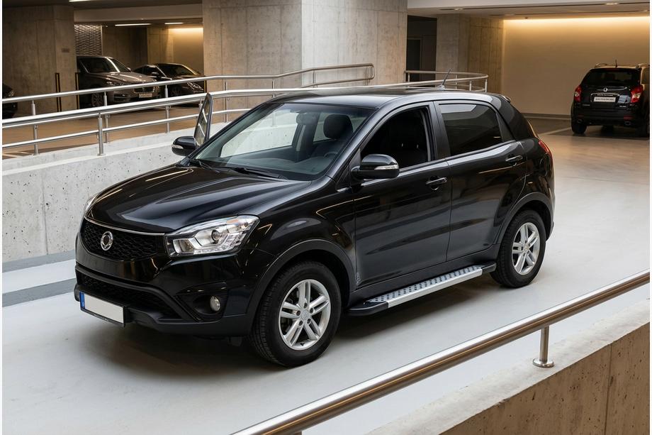 SsangYong Korando 2010-2019 Estribos Laterales New Vision Grey (2 uds., Aluminio) Image