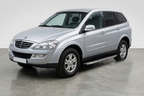 SsangYong Kyron 2005-2014 Estribos Laterales BlackLine (2 uds, Aluminio) foto 1