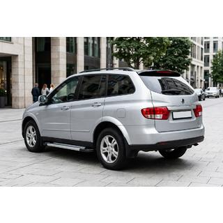 Estribos Laterales New Vision Grey (2 uds, Aluminio) SsangYong Kyron 2005-2014 foto 1