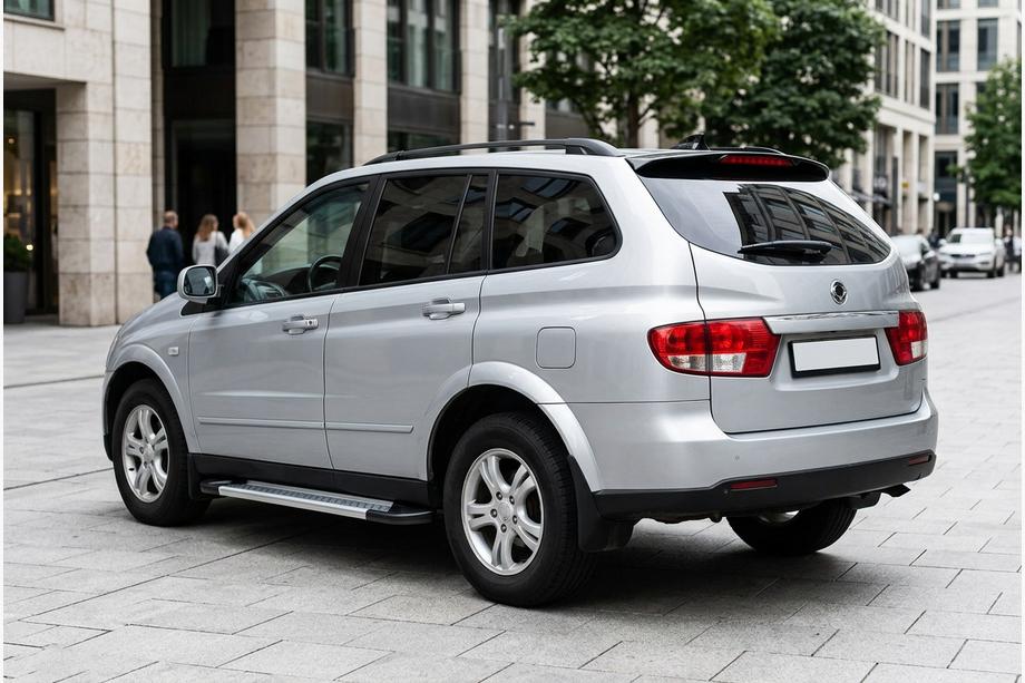 SsangYong Kyron 2005-2014 Estribos Laterales New Vision Grey (2 uds, Aluminio) Foto 1