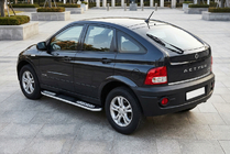 SsangYong Action 2005-2018 Estribos Laterales Tayga V2 (2 uds., Aluminio) foto 1