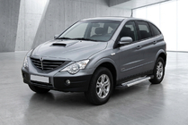 SsangYong Action 2005-2018 Estribos Laterales New Vision Grey (2 uds., Aluminio) foto 1