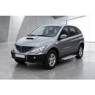 Estribos Laterales New Vision Grey (2 uds., Aluminio) SsangYong Action 2005-2018 foto 1