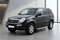 SsangYong Rexton I 2001-2017 Estribos Laterales BlackLine (2 uds., Aluminio) foto 1