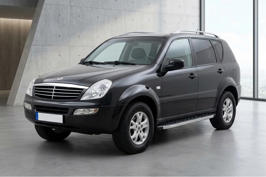 SsangYong Rexton I 2001-2017 Estribos Laterales BlackLine (2 uds., Aluminio) Image