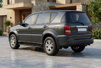 SsangYong Rexton I 2001-2017 Estribos Laterales Tayga Black (2 uds., Aluminio) foto 1