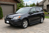 Subaru Forester 2013-2018 Estribos Laterales Tayga Black (2 uds., Aluminio) foto 1