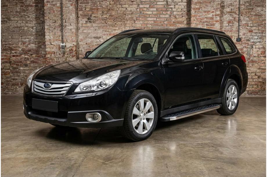 Subaru Outback 2009-2014 Estribos Laterales BlackLine (2 uds., Aluminio) Image