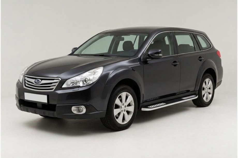 Subaru Outback 2009-2014 Estribos Laterales Tayga V2 (2 uds., Aluminio) Image