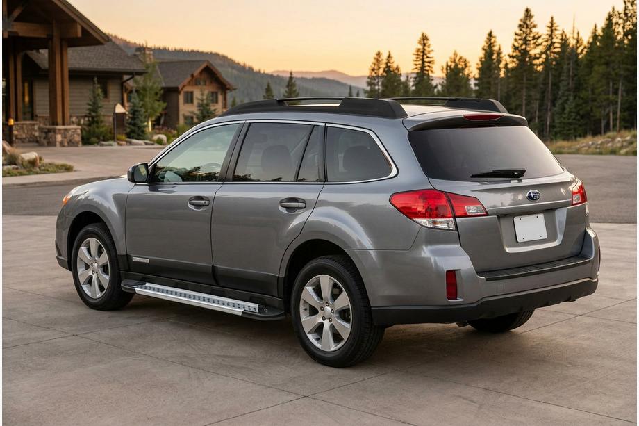 Subaru Outback 2009-2014 Estribos Laterales New Vision Grey (2 uds., Aluminio) Image