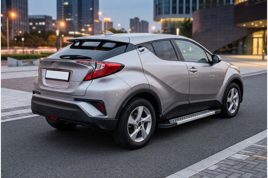Toyota C-HR 2016-2023 Estribos Laterales New Vision Grey (2 uds., Aluminio) Foto 1